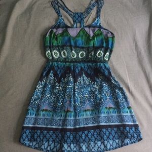 Boho Skater dress NWOT Tilly’s